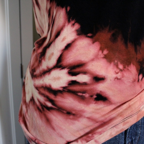 Handmade reverse tie dye Halogen tank top by Hue Revival - Picture 3 of 13